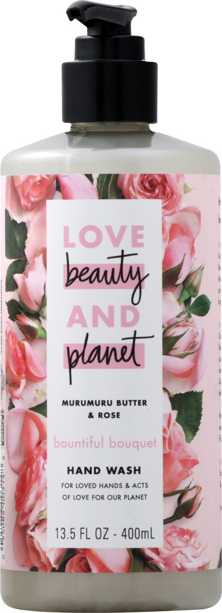 slide 4 of 7, Love Beauty and Planet Bountiful Bouquet Hand Soap Murumuru Butter & Rose, 13.5 oz, 13.5 oz