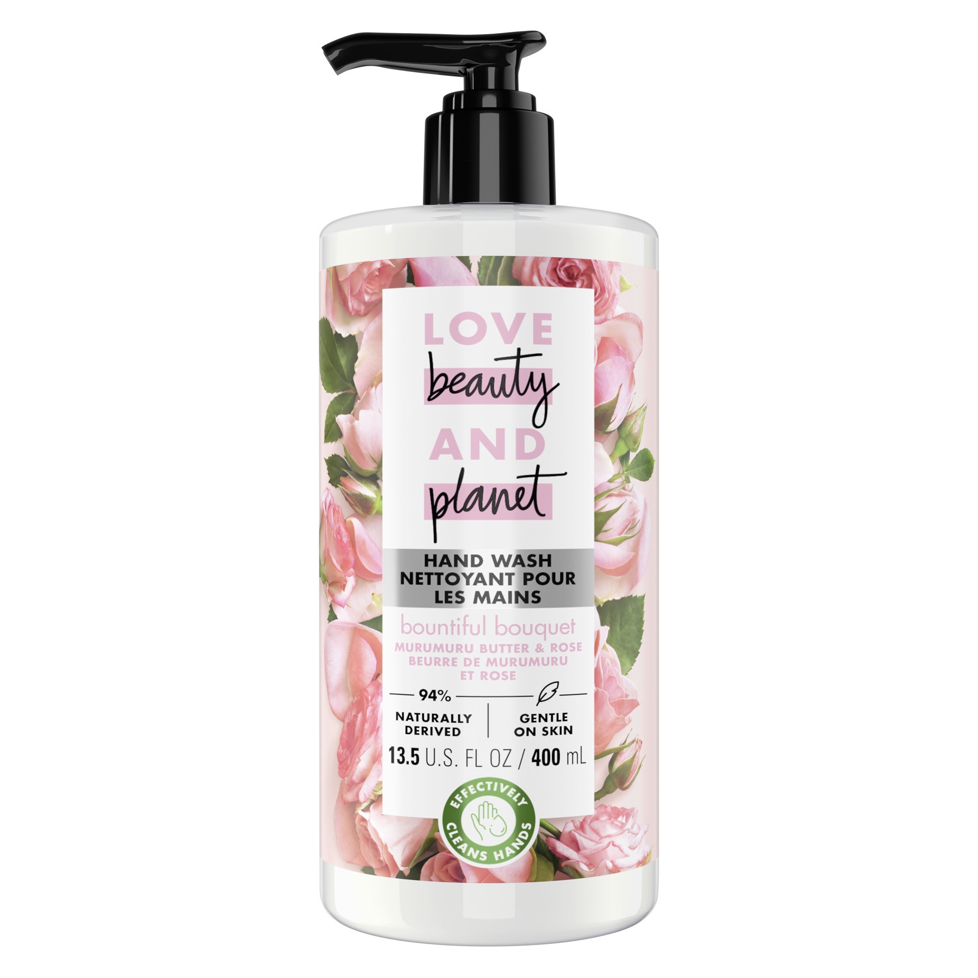 slide 1 of 7, Love Beauty and Planet Bountiful Bouquet Hand Soap Murumuru Butter & Rose, 13.5 oz, 13.5 oz