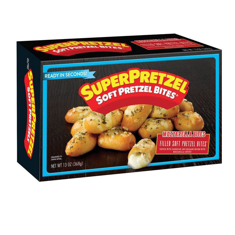 slide 2 of 3, SuperPretzel Frozen Mozzarella Soft Pretzel Bites - 13oz, 13 oz