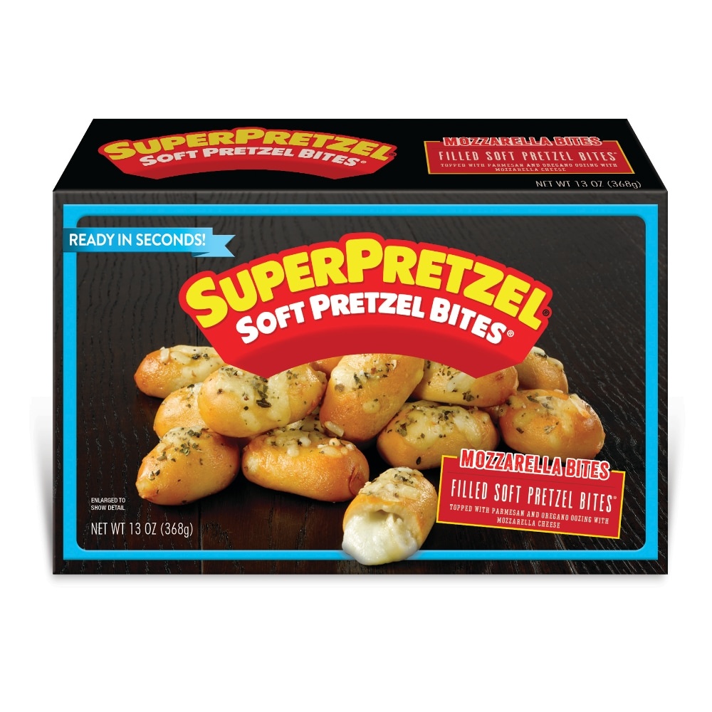 slide 1 of 1, SuperPretzel Frozen Mozzarella Soft Pretzel Bites - 13oz, 13 oz