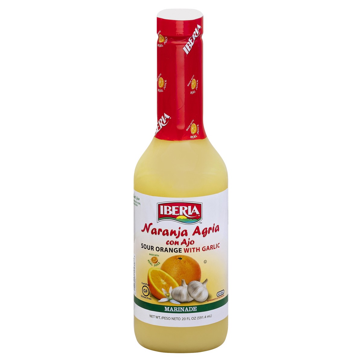 slide 3 of 3, Iberia Sour Orange with Garlic Marinade 20 fl oz, 20 fl oz