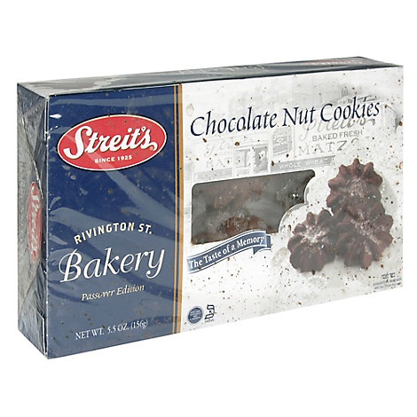 slide 1 of 1, Streit's Chocolate Nut Cookies, 5.5 oz