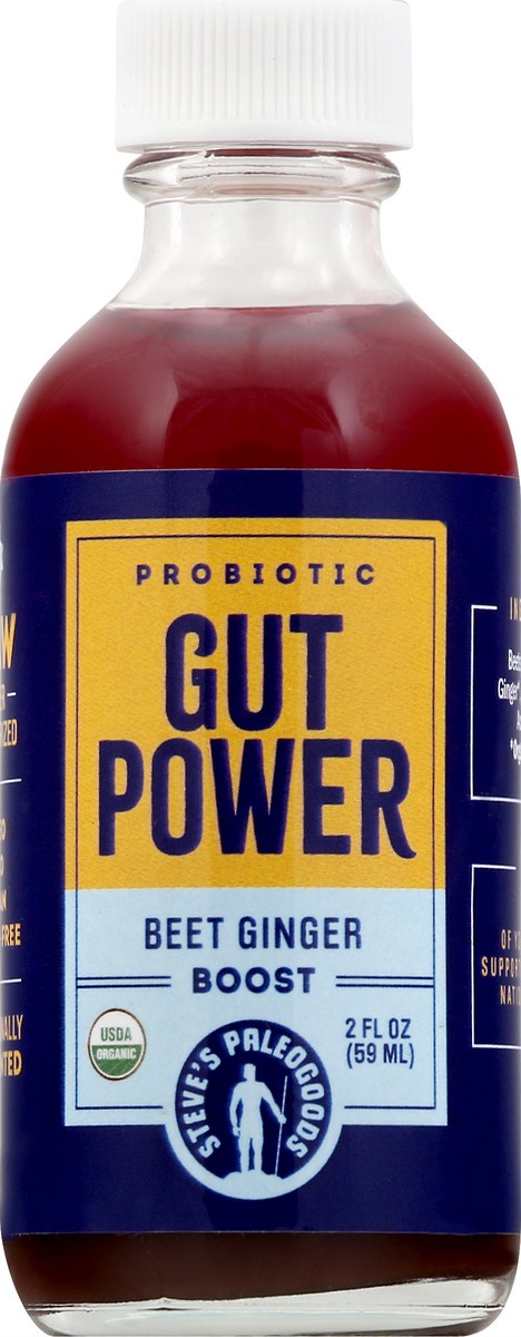 slide 3 of 13, Steves PaleoGoods Boost Probiotic Beet Ginger Gut Power Shots- 2 oz, 2 oz