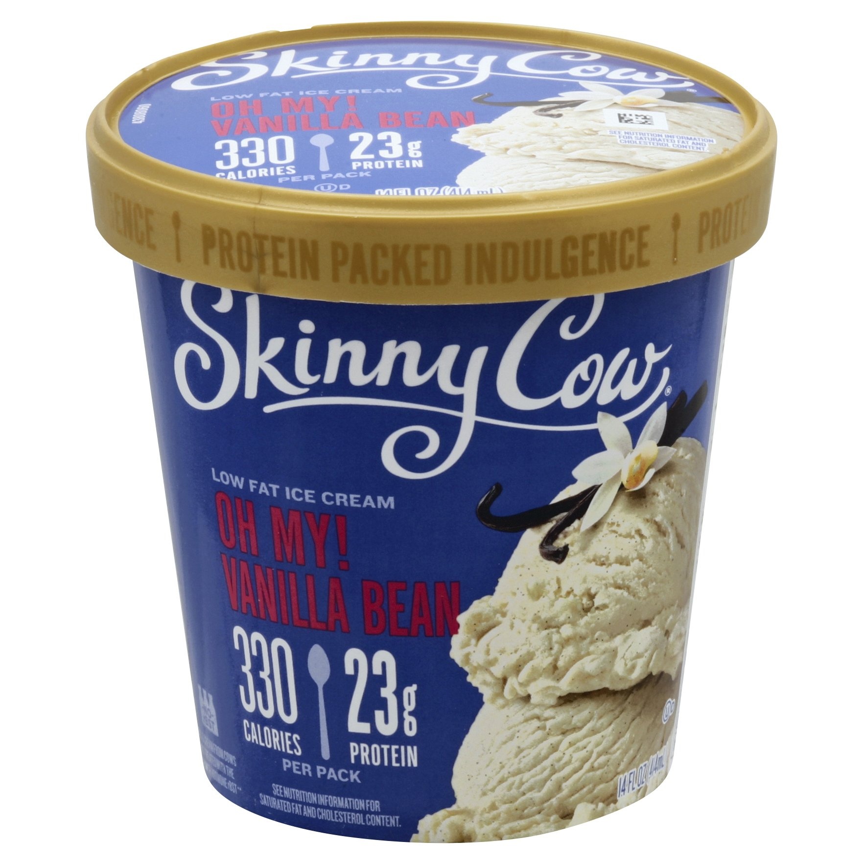 slide 1 of 6, Skinny Cow Oh My! Vanilla Bean Ice Cream, 14 fl oz