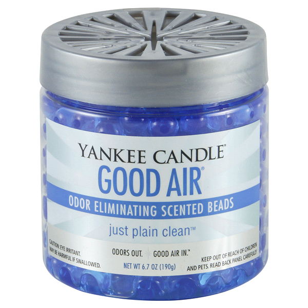 slide 1 of 2, Yankee Candle Good Air Odor Eliminating Beads Just Plain Clean, 1 ct