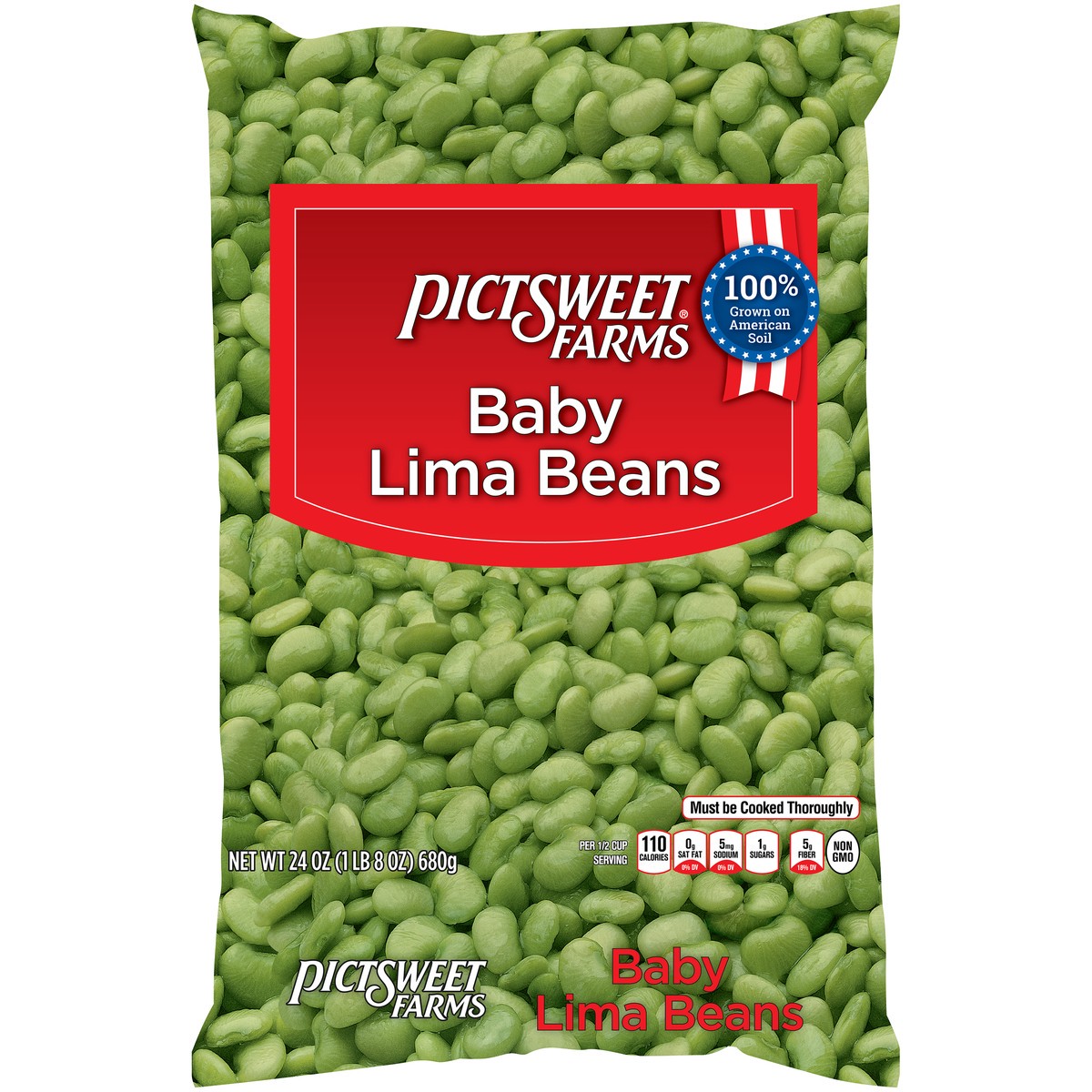 slide 7 of 9, PictSweet Baby Lima Beans, 24 oz