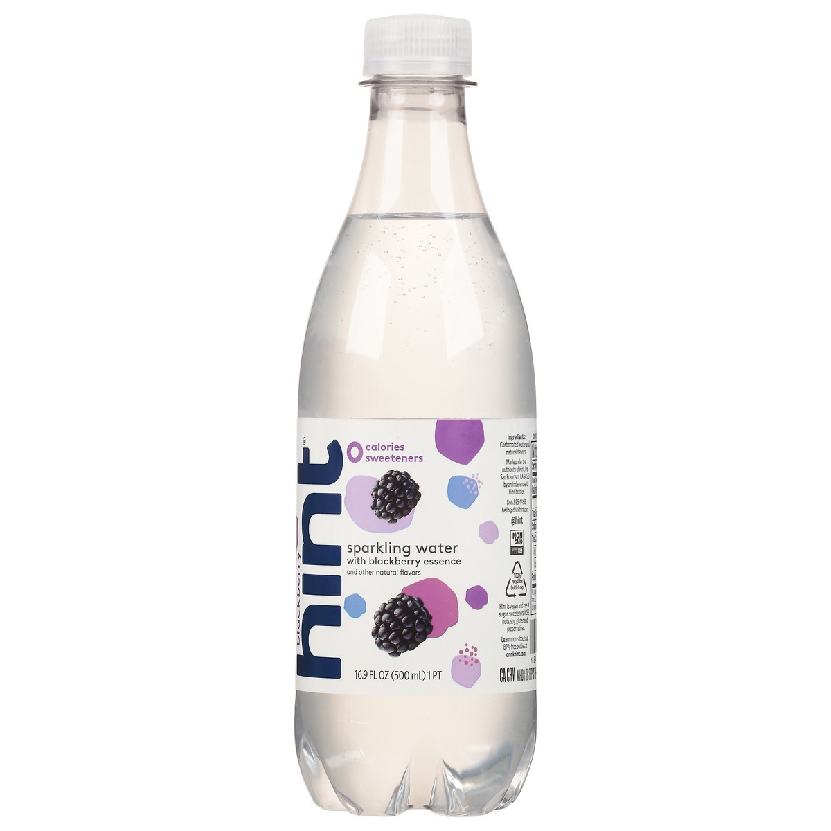 slide 6 of 11, Hint Blackberry Sparkling Water - 16.9 fl oz, 16.9 fl oz