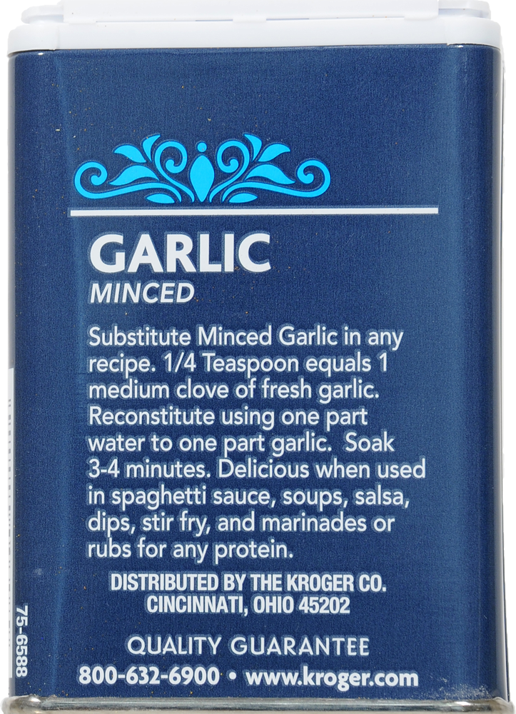slide 2 of 2, Kroger Minced Garlic, 2.5 oz
