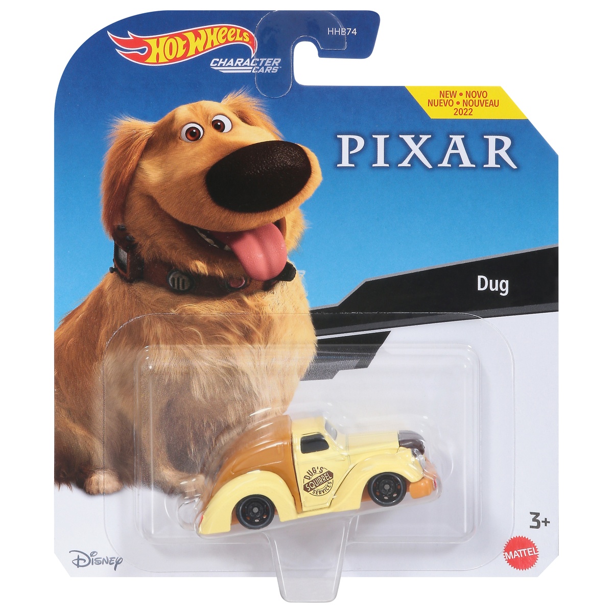 slide 1 of 2, Hot Wheels Pixar Dug Character Cars 1 ea, 1 ct