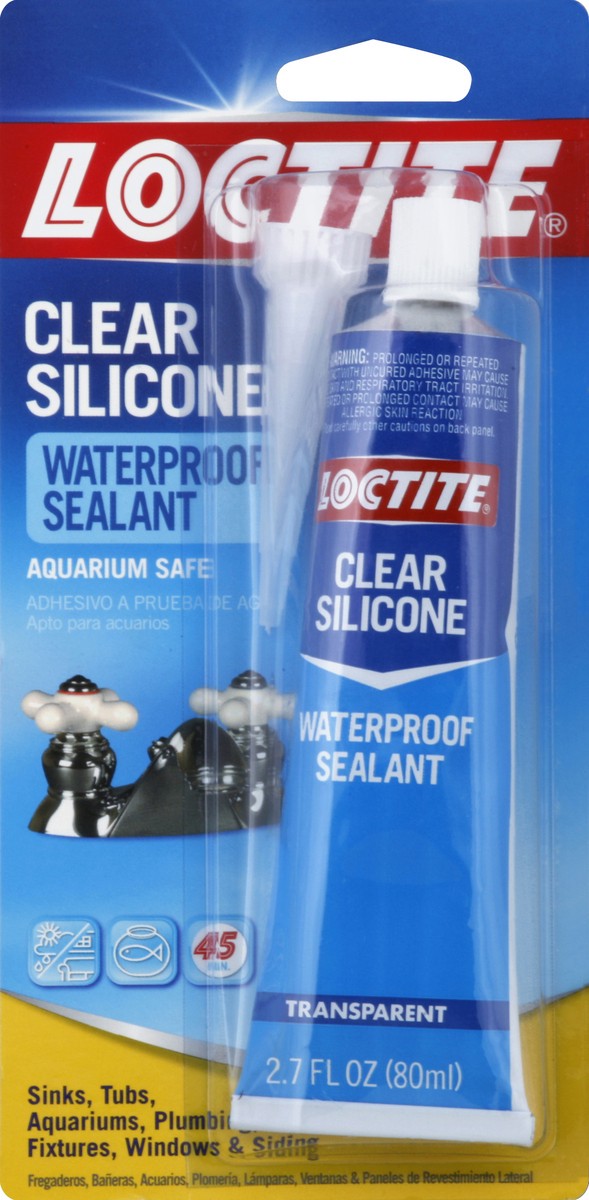 slide 2 of 2, Loctite Silicone Adhesive Sealant 03 Ounce, 3 oz