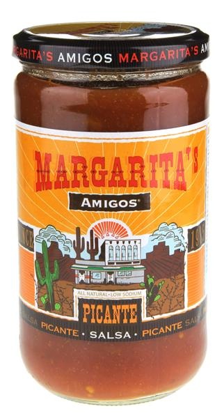 slide 1 of 1, Margarita's Amigos Picante Salsa, 24 oz