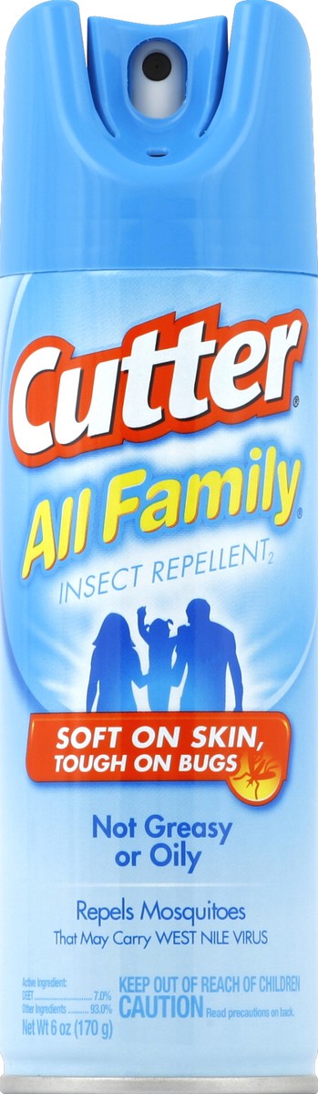 slide 2 of 2, Cutter All Family Insect Repellent, 6 oz