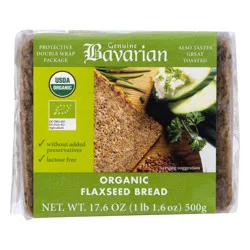 Genuine Bavarian Bavarian Breads Organic Rye Flax/Linseed