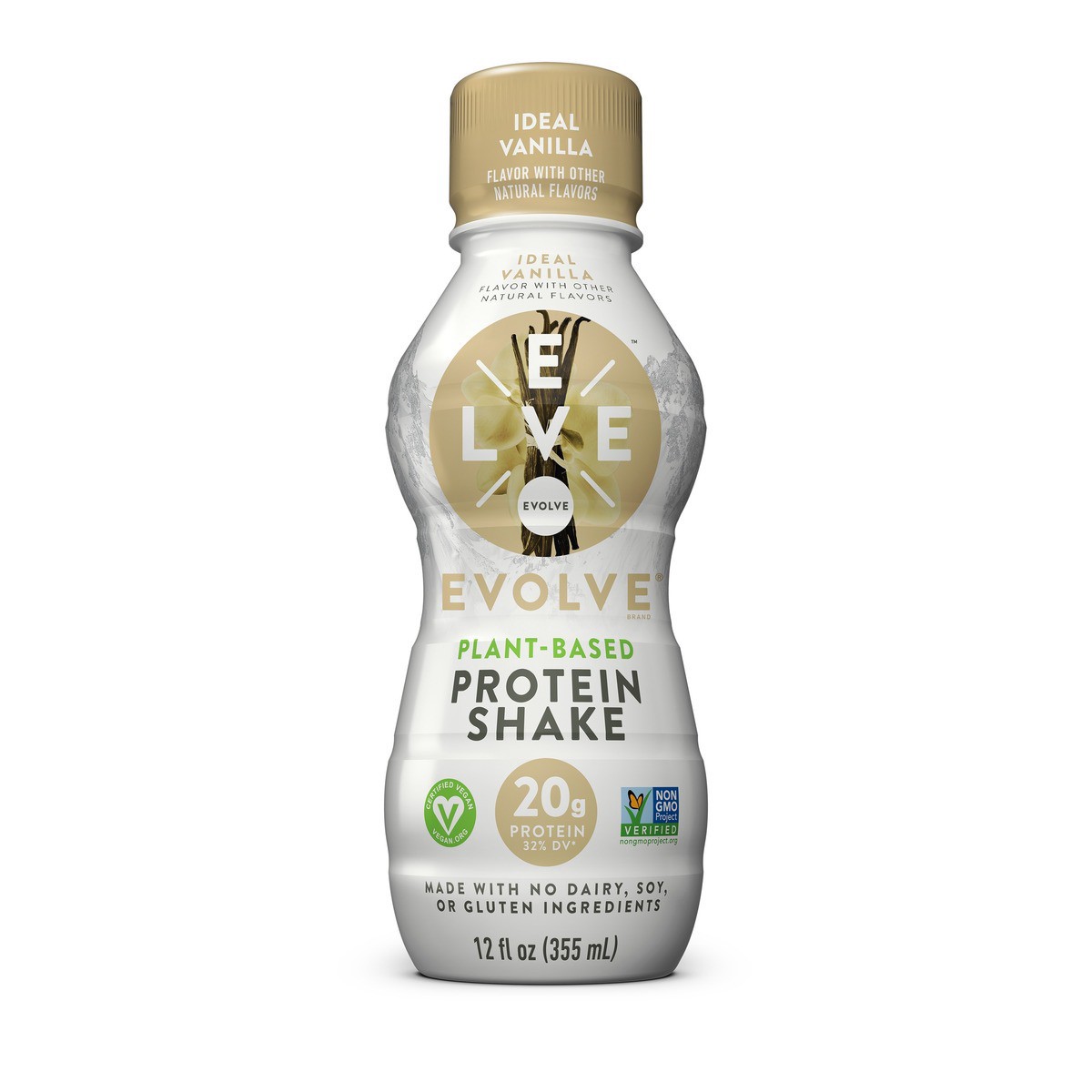 slide 2 of 2, Evolve Protein Shake, 12 oz