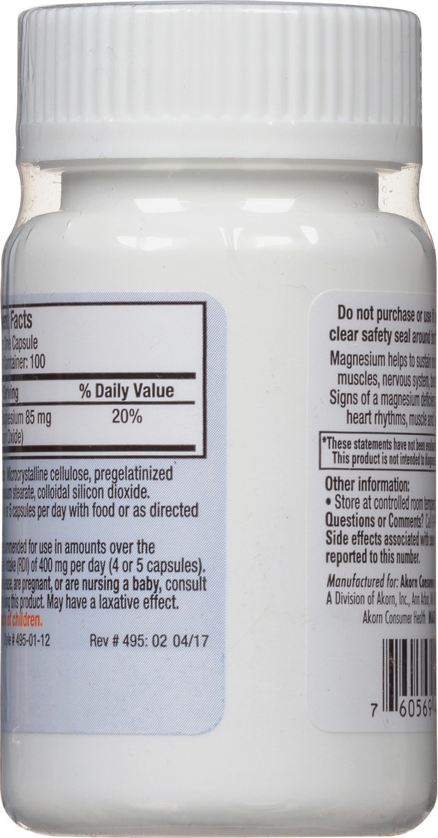 slide 11 of 13, UroMag Magnesium Oxide 140 mg - 100 Capsules, 100 ct