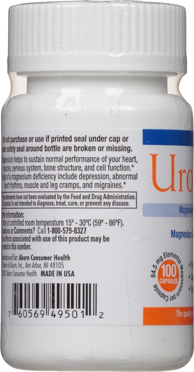slide 6 of 13, UroMag Magnesium Oxide 140 mg - 100 Capsules, 100 ct