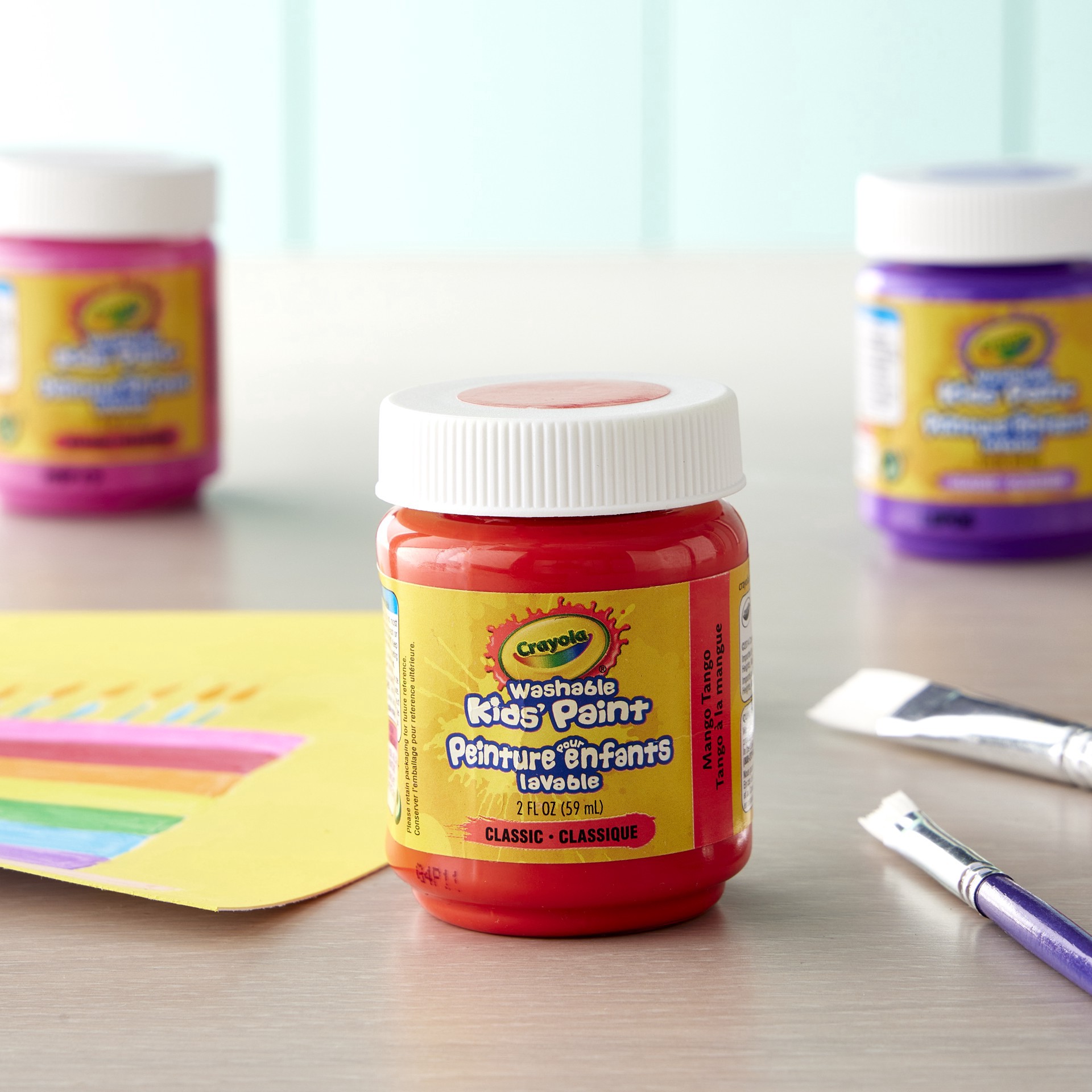 slide 2 of 2, Crayola Classic Washable Kids' Paint, 2oz., 2 oz