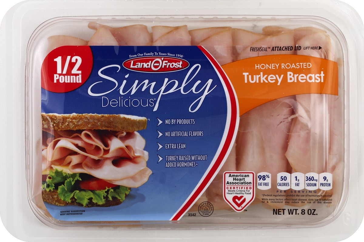 slide 3 of 4, Land O' Frost Turkey Breast 8 oz, 8 oz