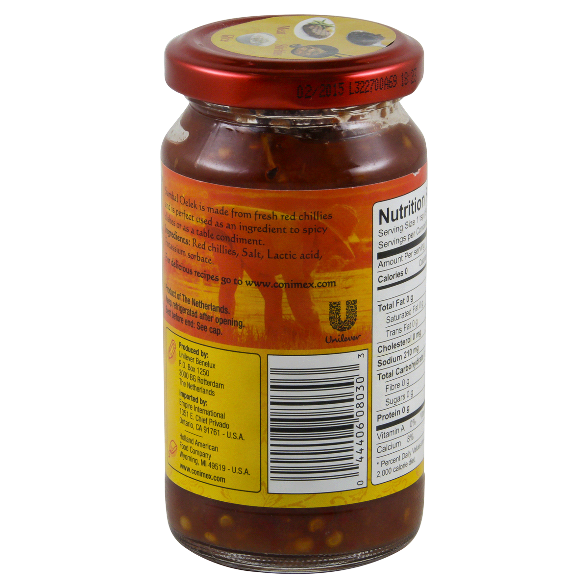 slide 4 of 4, Conimex Sambal Oelek, 6 oz