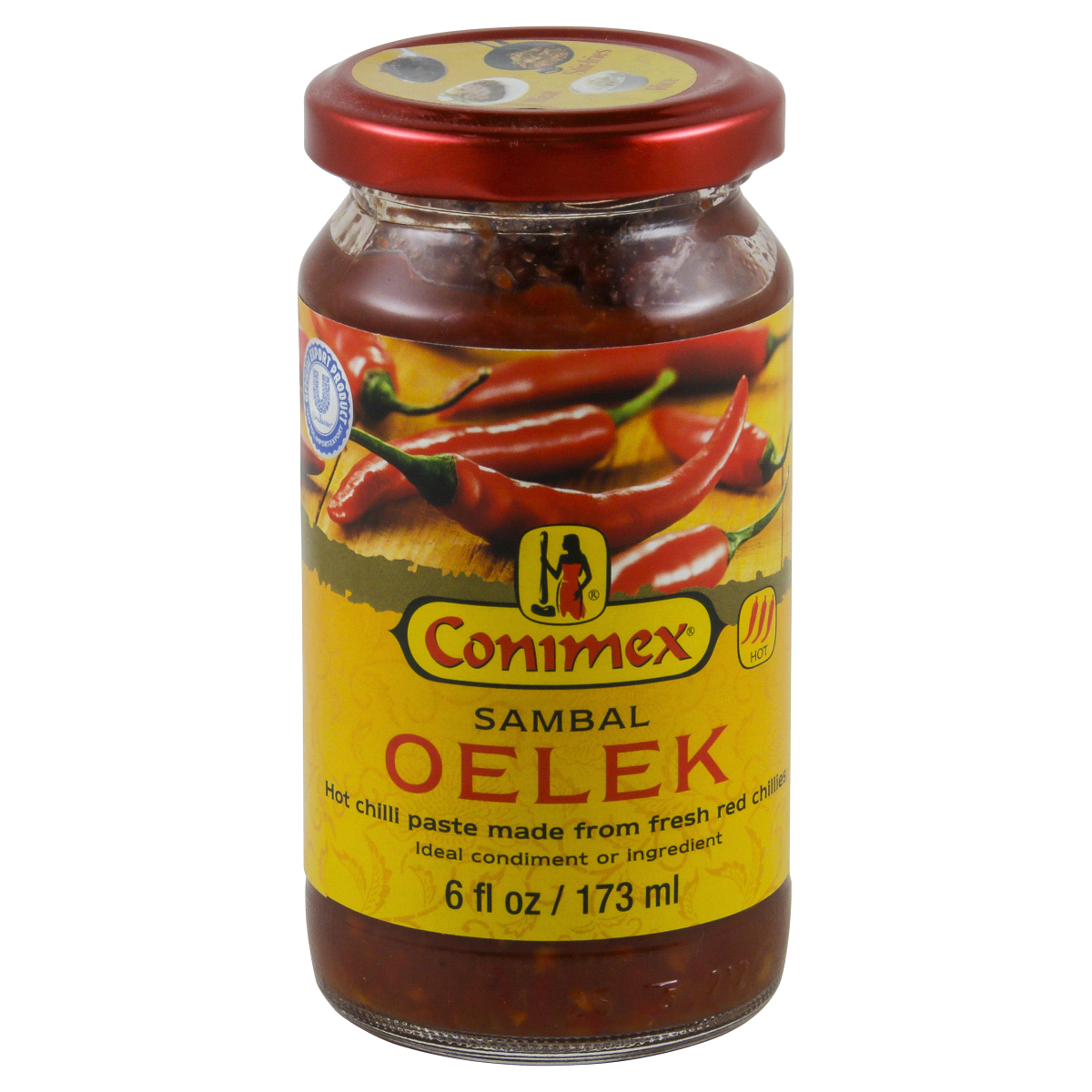 slide 1 of 4, Conimex Sambal Oelek, 6 oz