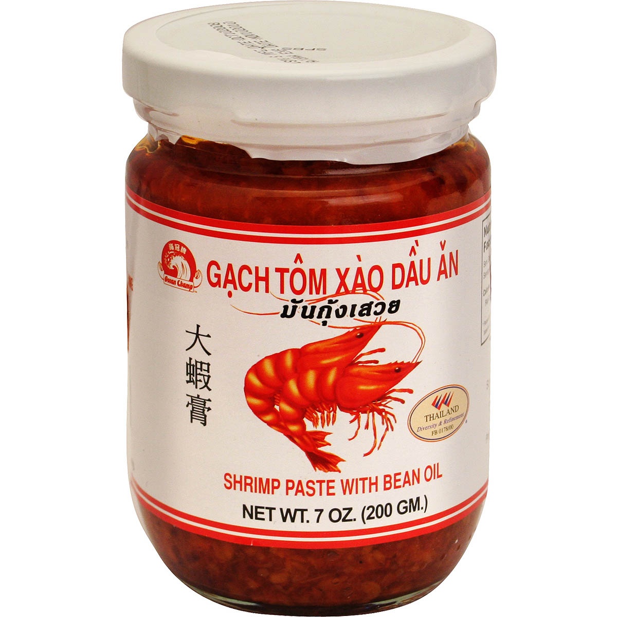 slide 1 of 1, Ocean Champ Shrimp Paste In Bean Oil, 7 oz