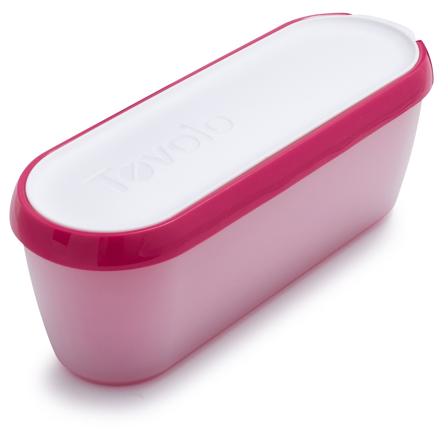 slide 1 of 1, Tovolo Glide-A-Scoop Ice Cream Tub - Strawberry, 1 ct