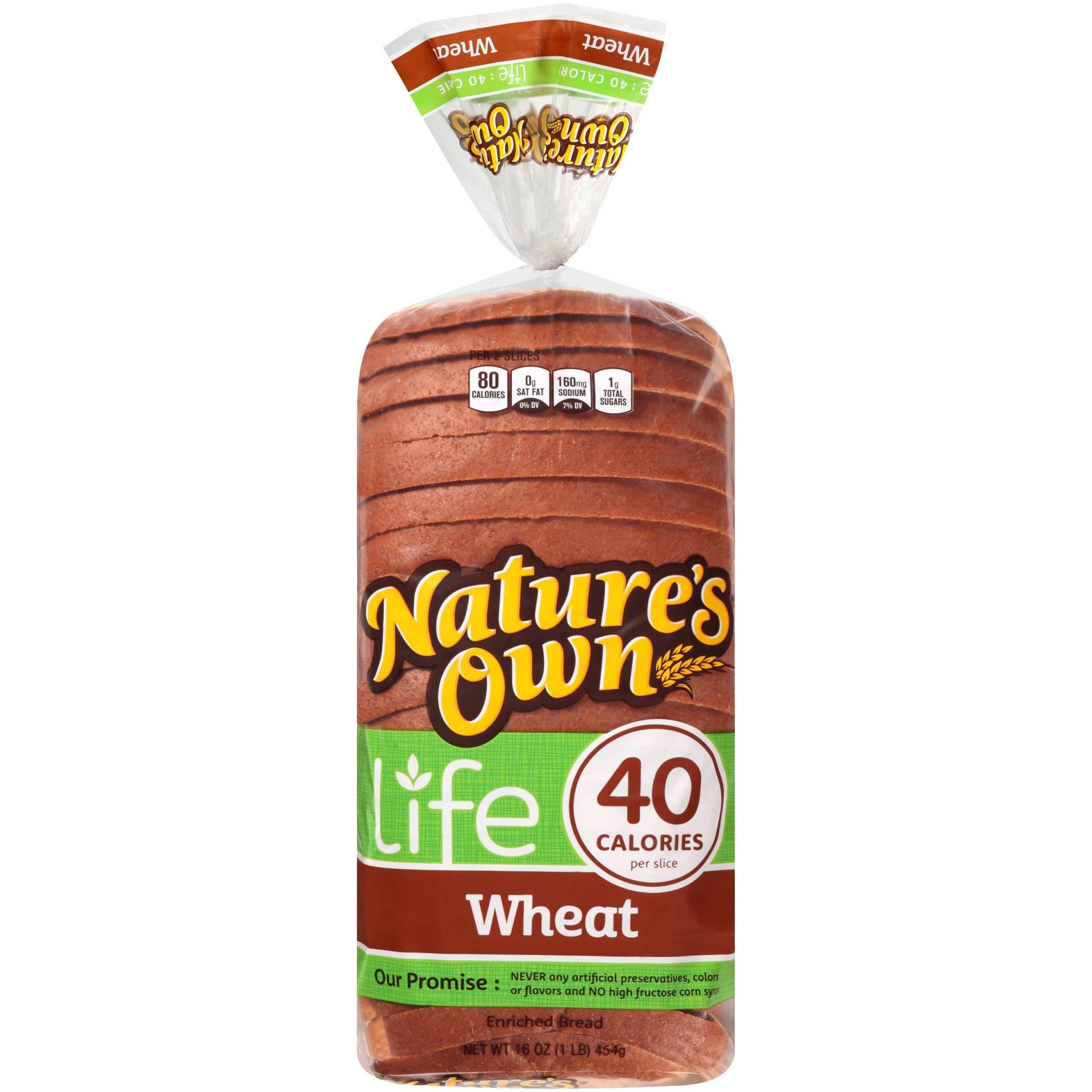 slide 1 of 8, Nature's Own Natures Own Nature's Own Life Wheat Bread - 16oz, 16 oz