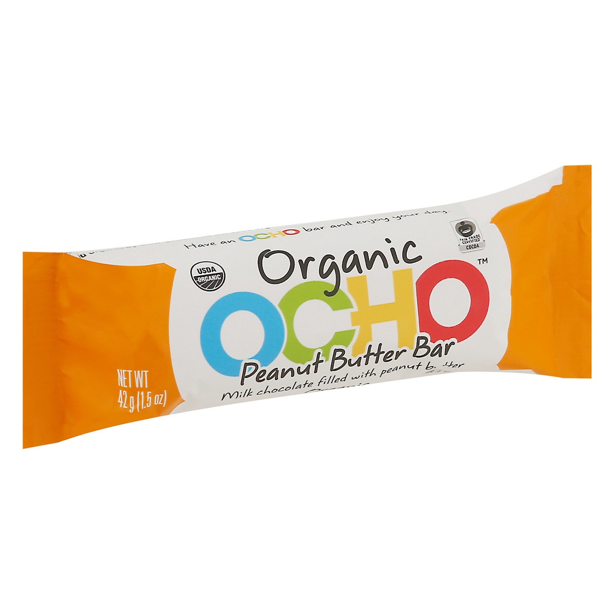 slide 2 of 13, OCHO Organic Peanut Butter Bar 1.5 oz, 1.5 oz