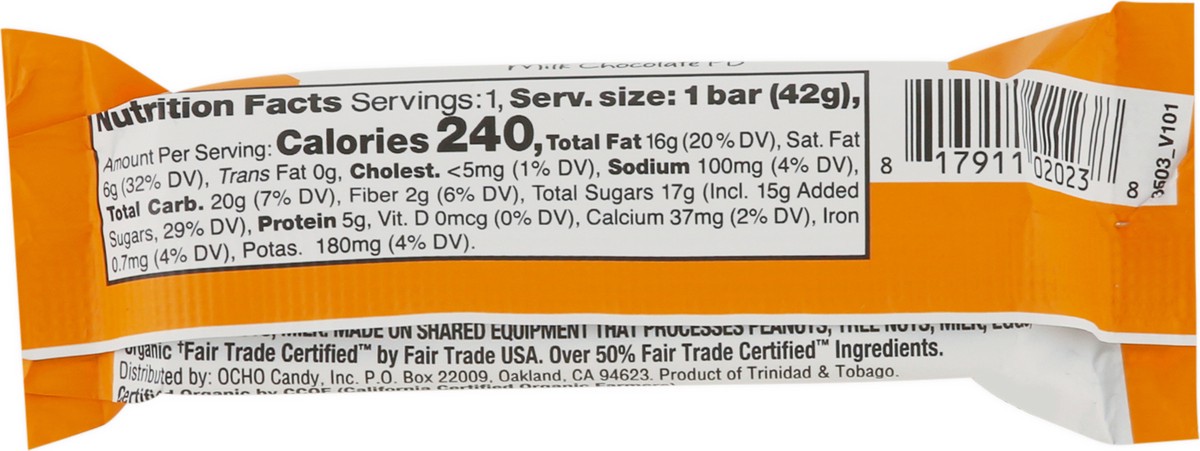 slide 4 of 13, OCHO Organic Peanut Butter Bar 1.5 oz, 1.5 oz
