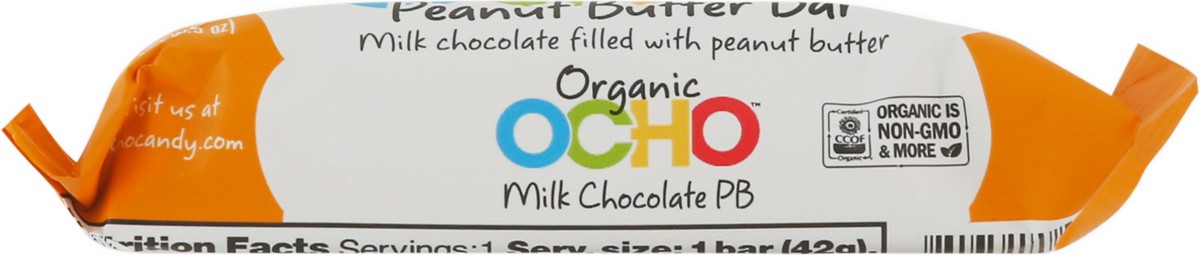 slide 9 of 13, OCHO Organic Peanut Butter Bar 1.5 oz, 1.5 oz