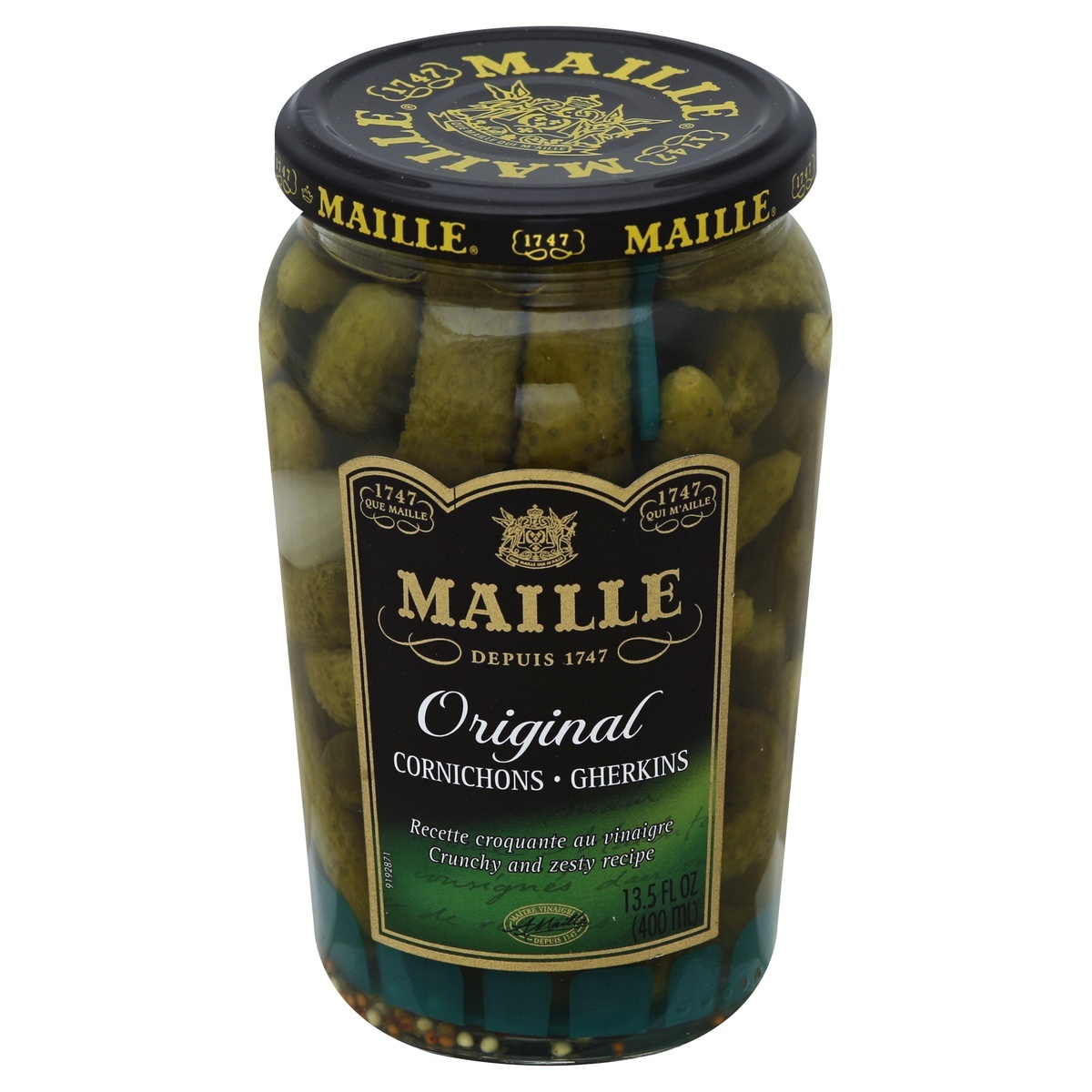 slide 1 of 4, Maille Pickles Cornichons Original, 14 oz, 14 oz