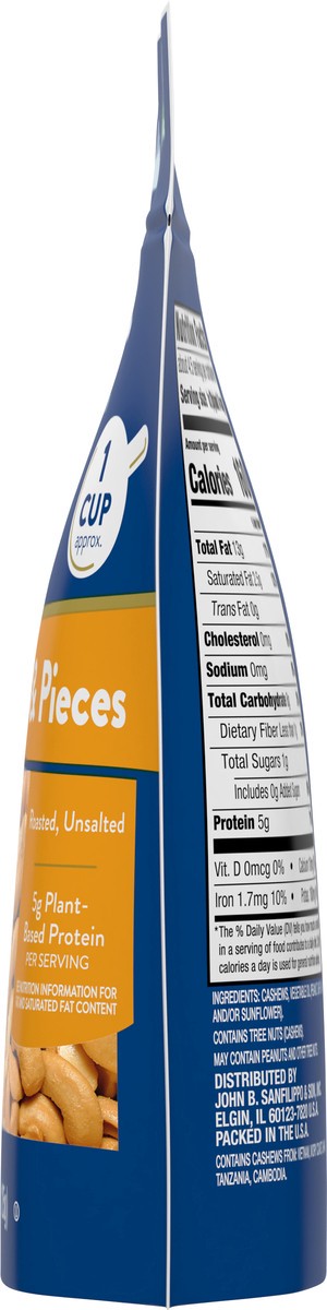 slide 8 of 9, Fisher One-Cup Pack Cashews Halves & Pieces, 4.3 oz