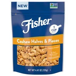 Fisher Halves & Pieces Cashew 4.41 oz