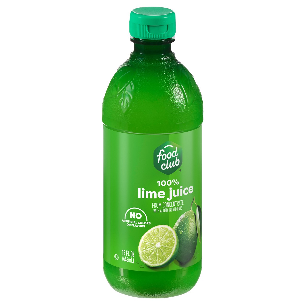 slide 2 of 3, Food Club 100% Lime Juice 15 fl oz, 15 fl oz