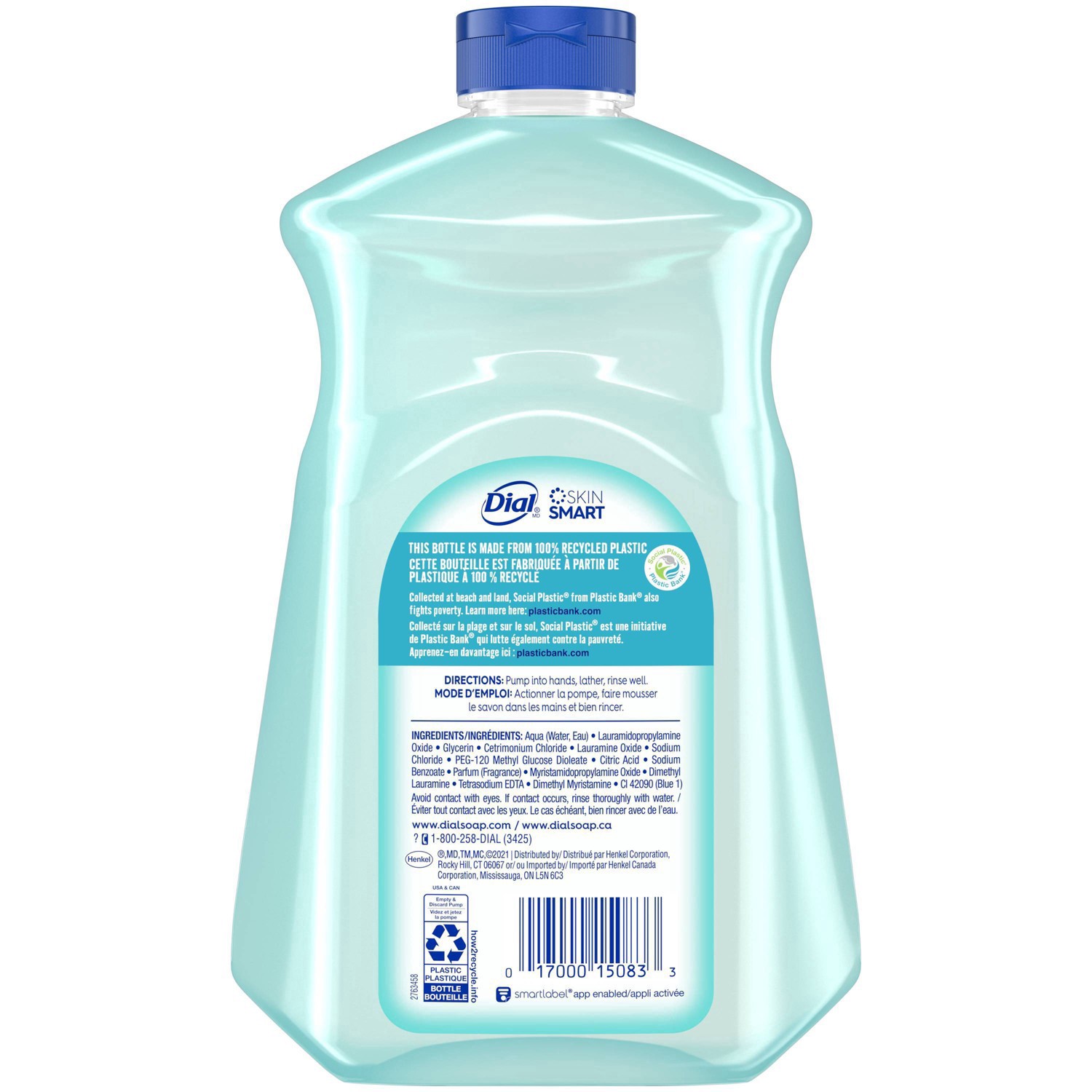 slide 2 of 43, Dial Liquid Hand Soap Refill, Coconut Water & Mango, 52 fl oz, 52 fl oz