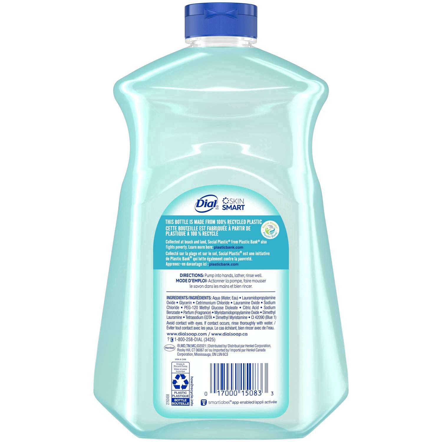 slide 10 of 43, Dial Liquid Hand Soap Refill, Coconut Water & Mango, 52 fl oz, 52 fl oz