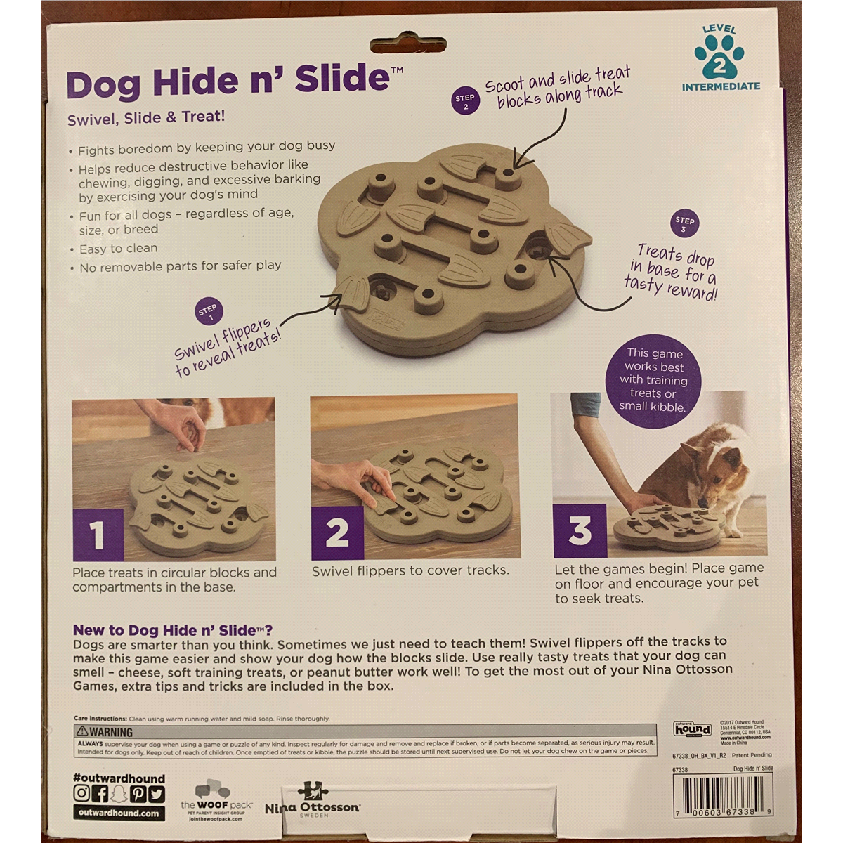 slide 6 of 9, Outward Hound Dog Hide & Slide Puzzle, LG