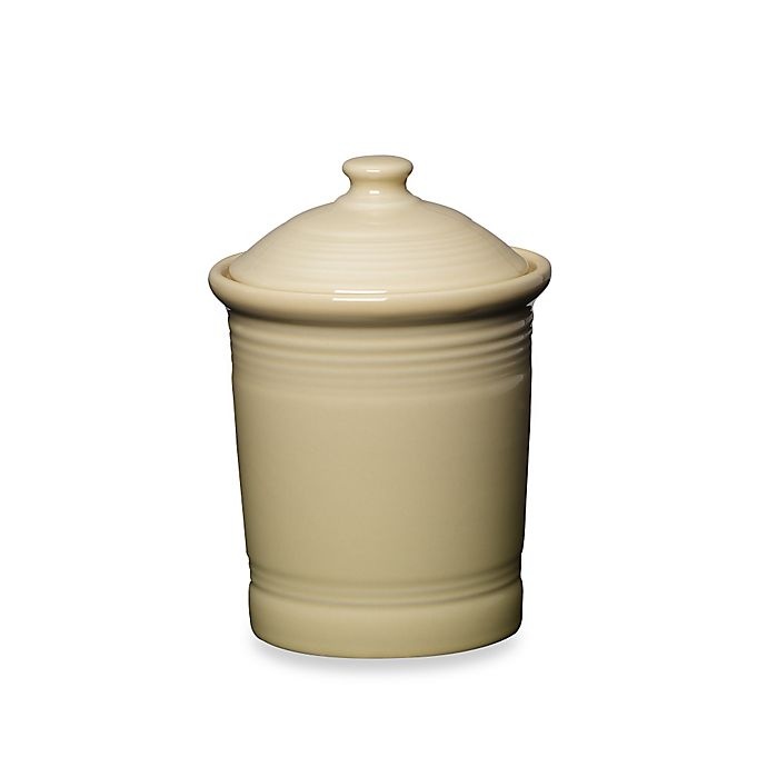 slide 1 of 1, Fiesta Small Canister - Ivory, 1 ct