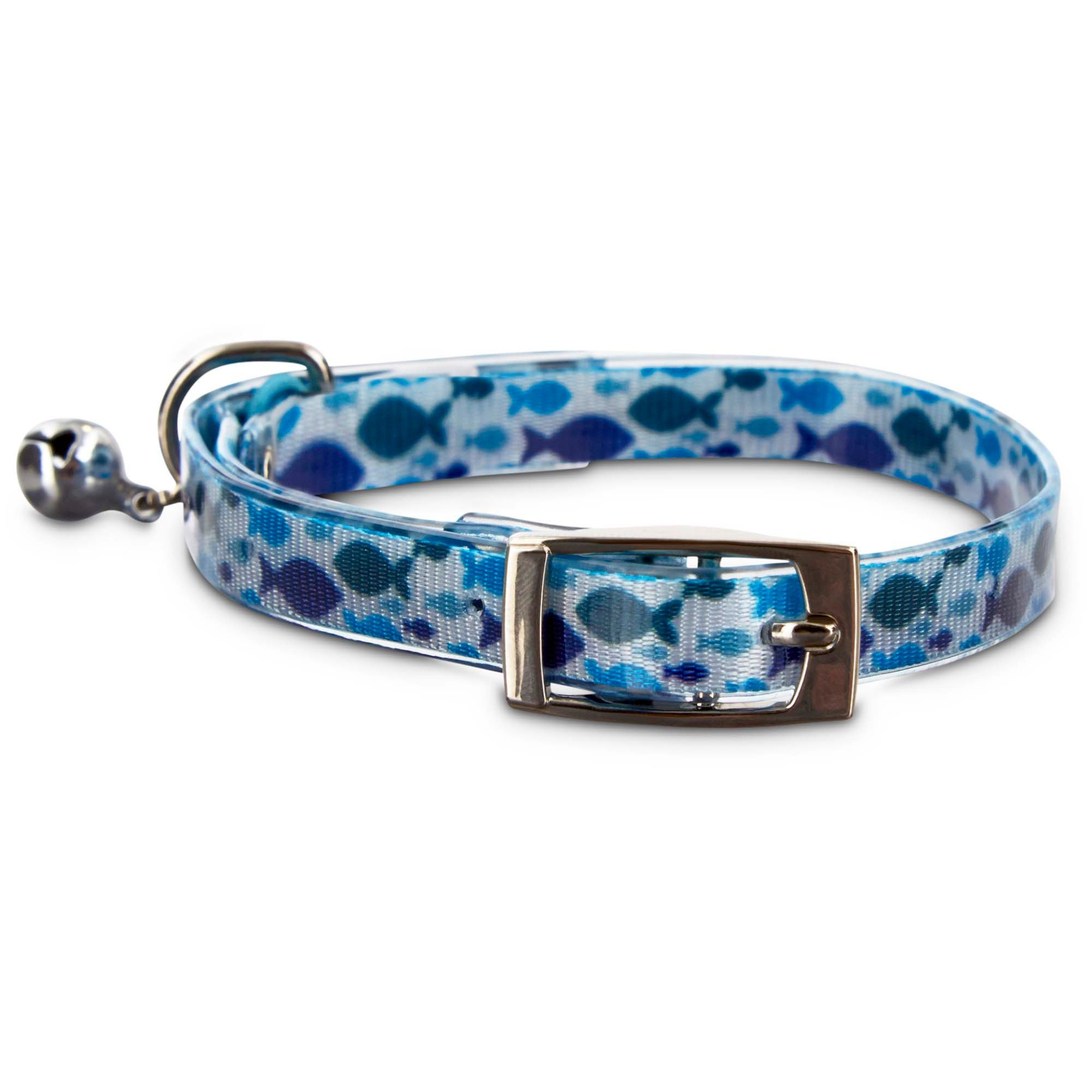 slide 1 of 1, Good2Go Fishy Print Cat Collar, 1 ct