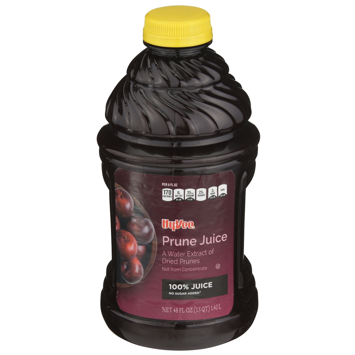 slide 1 of 1, Hy-vee 100% Prune Juice - 48 fl oz, 48 fl oz