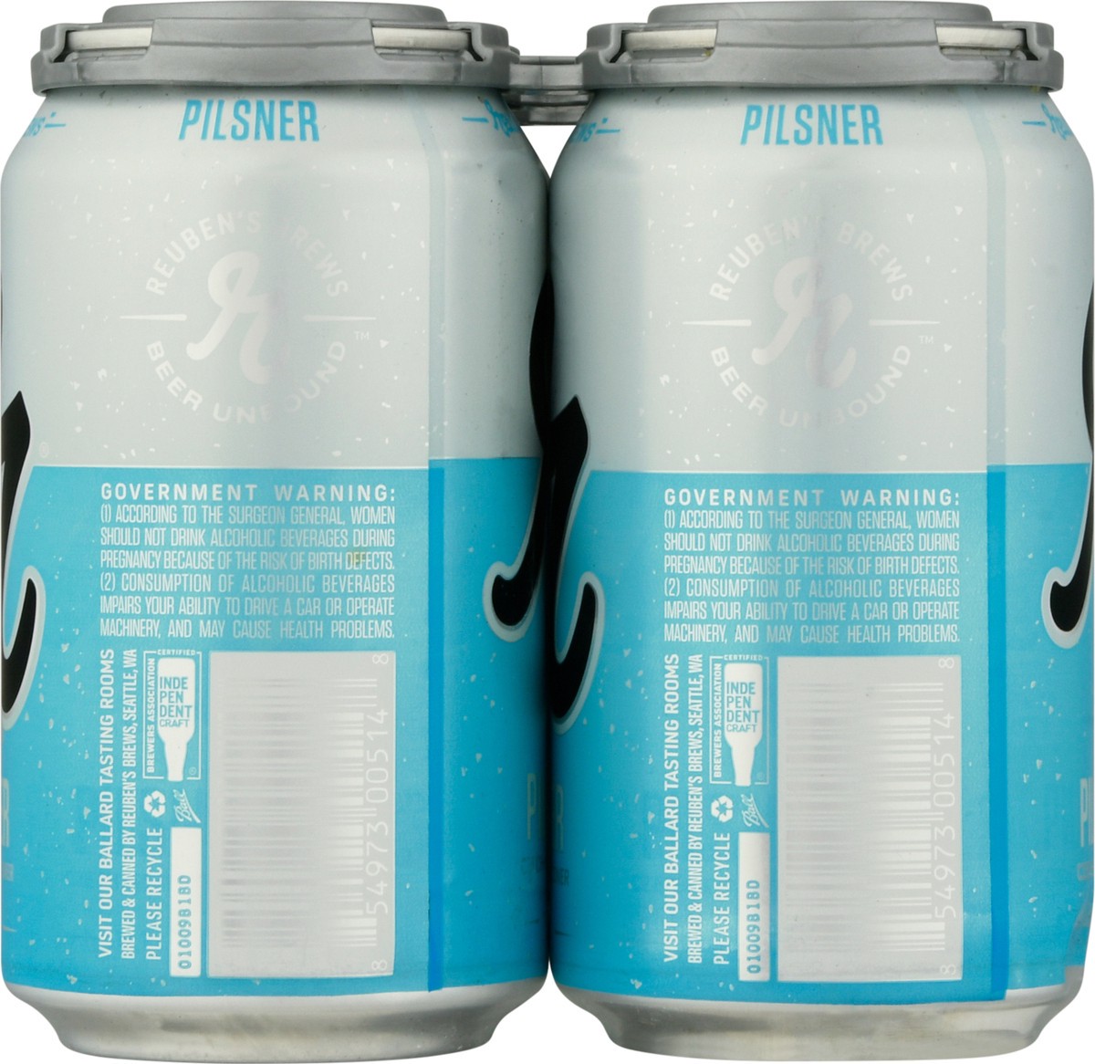 slide 8 of 11, Reuben's Brews Pilsner Beer 6 ea, 6 ct