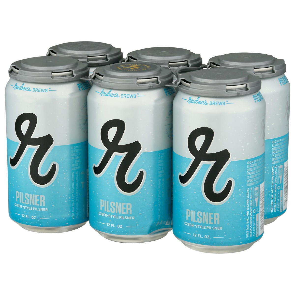 slide 3 of 11, Reuben's Brews Pilsner Beer 6 ea, 6 ct