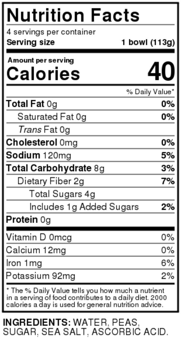 slide 4 of 9, Food Club Low Sodium Sweet Peas, 4 ct; 4 oz