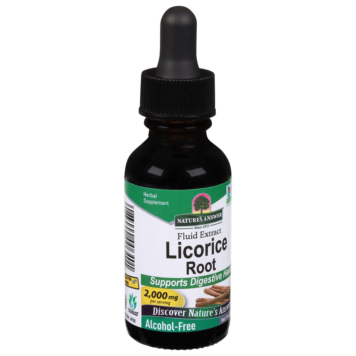 slide 2 of 9, Nature's Answer 2000 mg Fluid Extract Licorice Root 1 fl oz, 1 fl oz