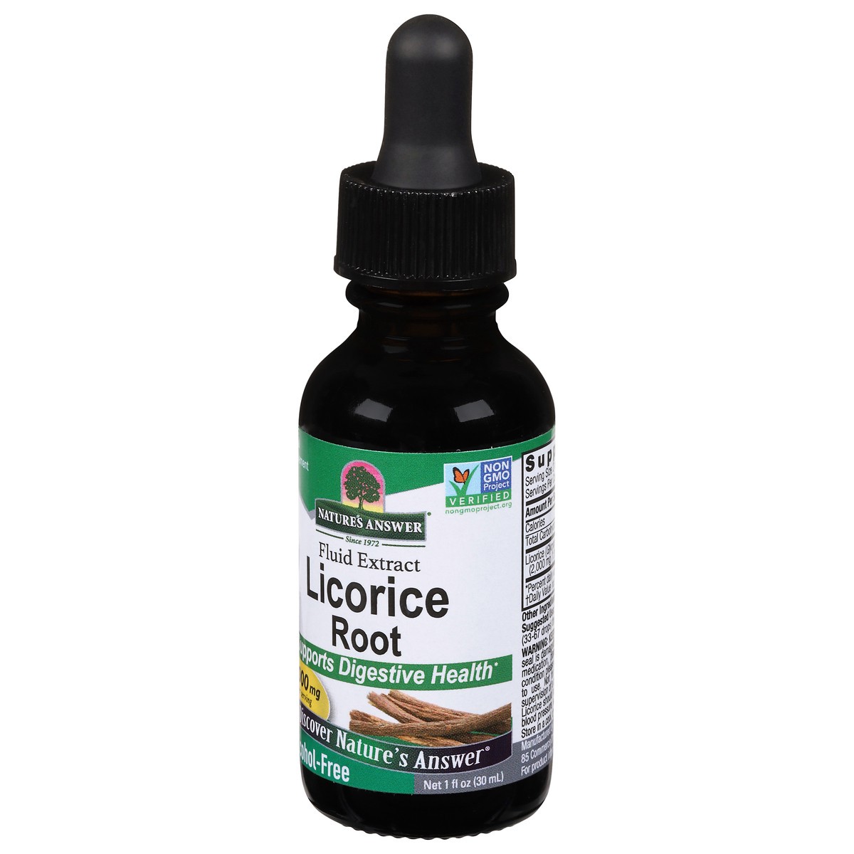 slide 3 of 9, Nature's Answer 2000 mg Fluid Extract Licorice Root 1 fl oz, 1 fl oz
