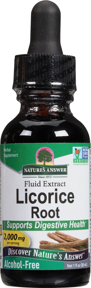 slide 6 of 9, Nature's Answer 2000 mg Fluid Extract Licorice Root 1 fl oz, 1 fl oz