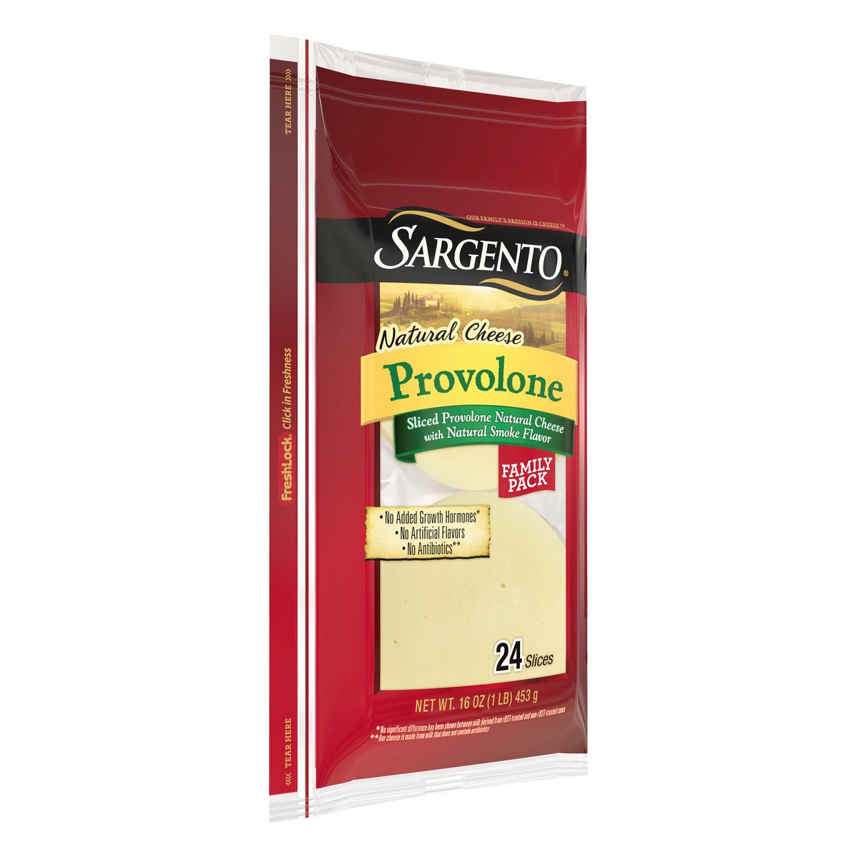 slide 2 of 9, Sargento Natural Sliced Smoked Provolone Cheese, 24 ct; 16 oz