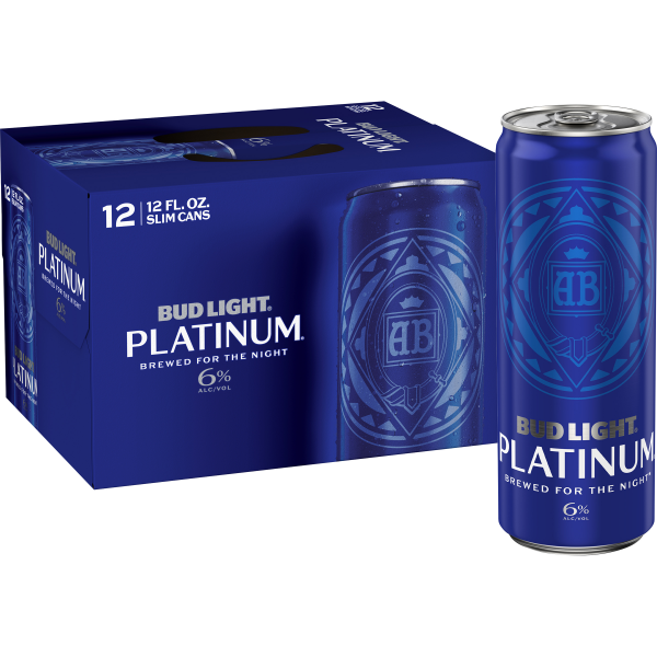 slide 2 of 23, Bud Light Platinum Beer 12 ea, 12 ct; 12 oz