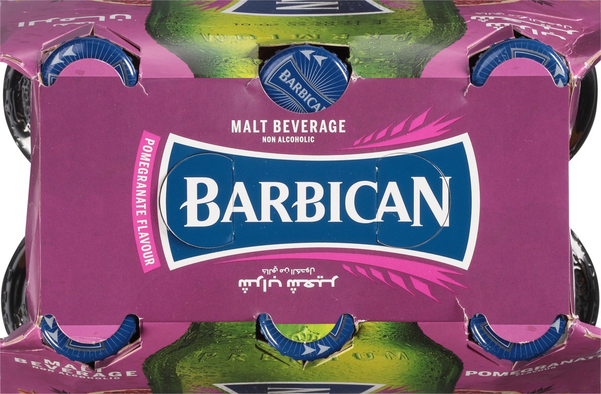slide 6 of 12, Barbican Non Alcoholic Pomegranate Flavour Malt Beverage 6 - 330 ml Bottles, 6 ct; 330 ml