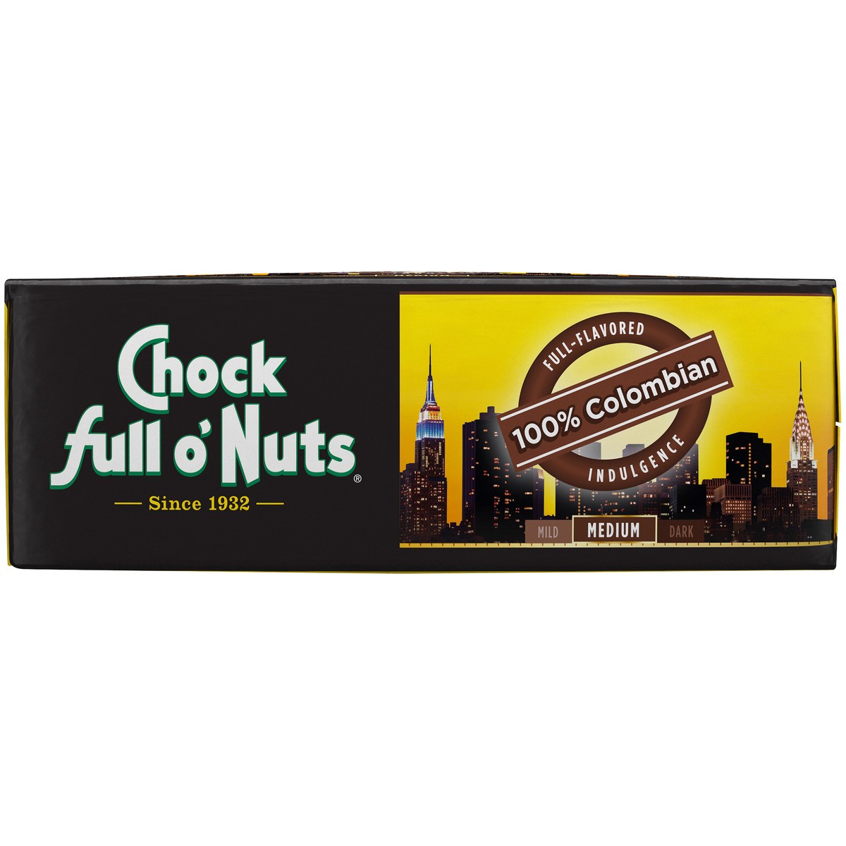 slide 3 of 12, Chock Full O' Nuts Chock Full o'Nuts 100% Colombian Medium Ground Coffee 10.3 oz. Brick, 10.3 oz